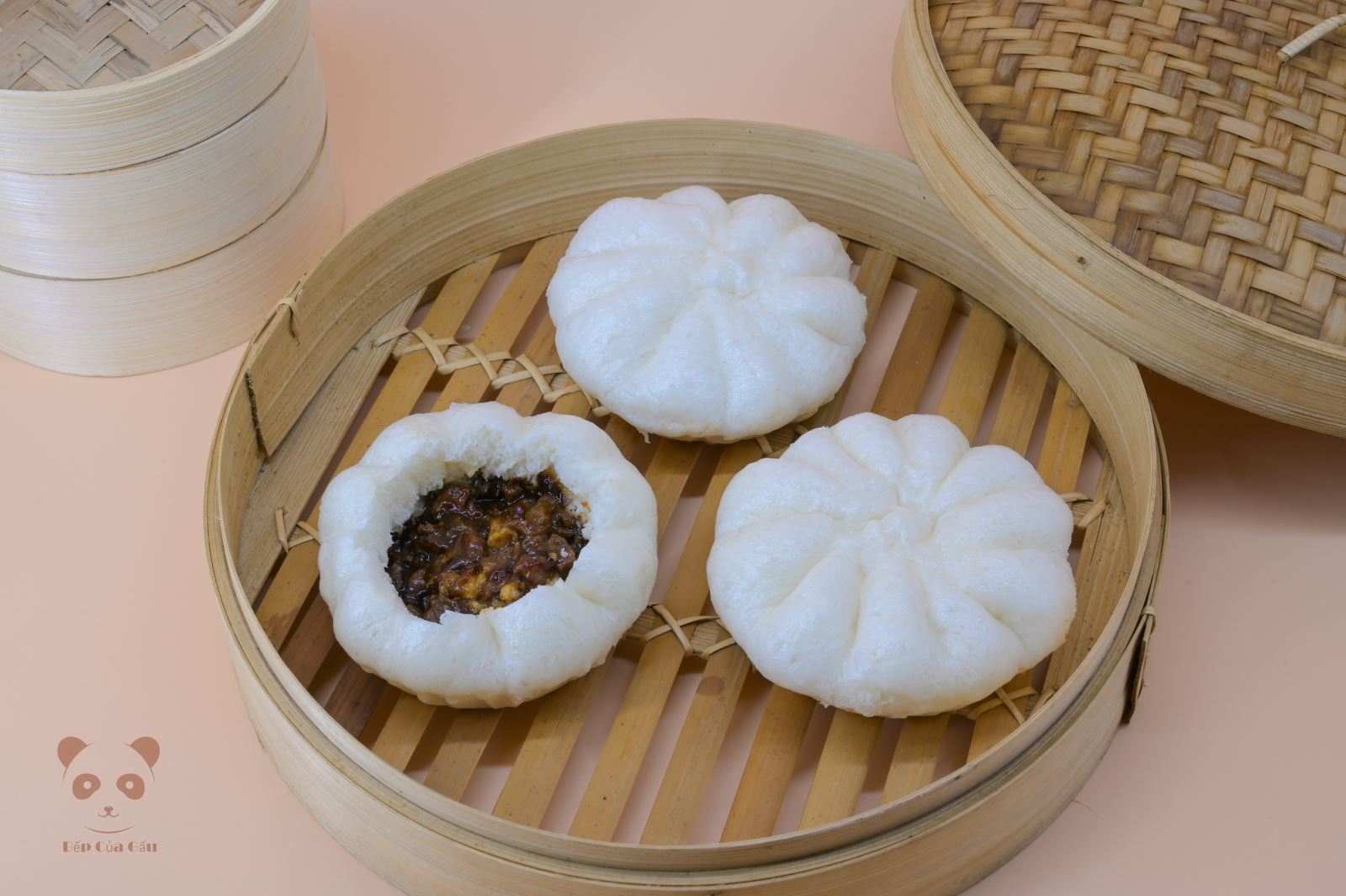Bánh bao bò sốt tiêu<br/>(hộp 3 cái)