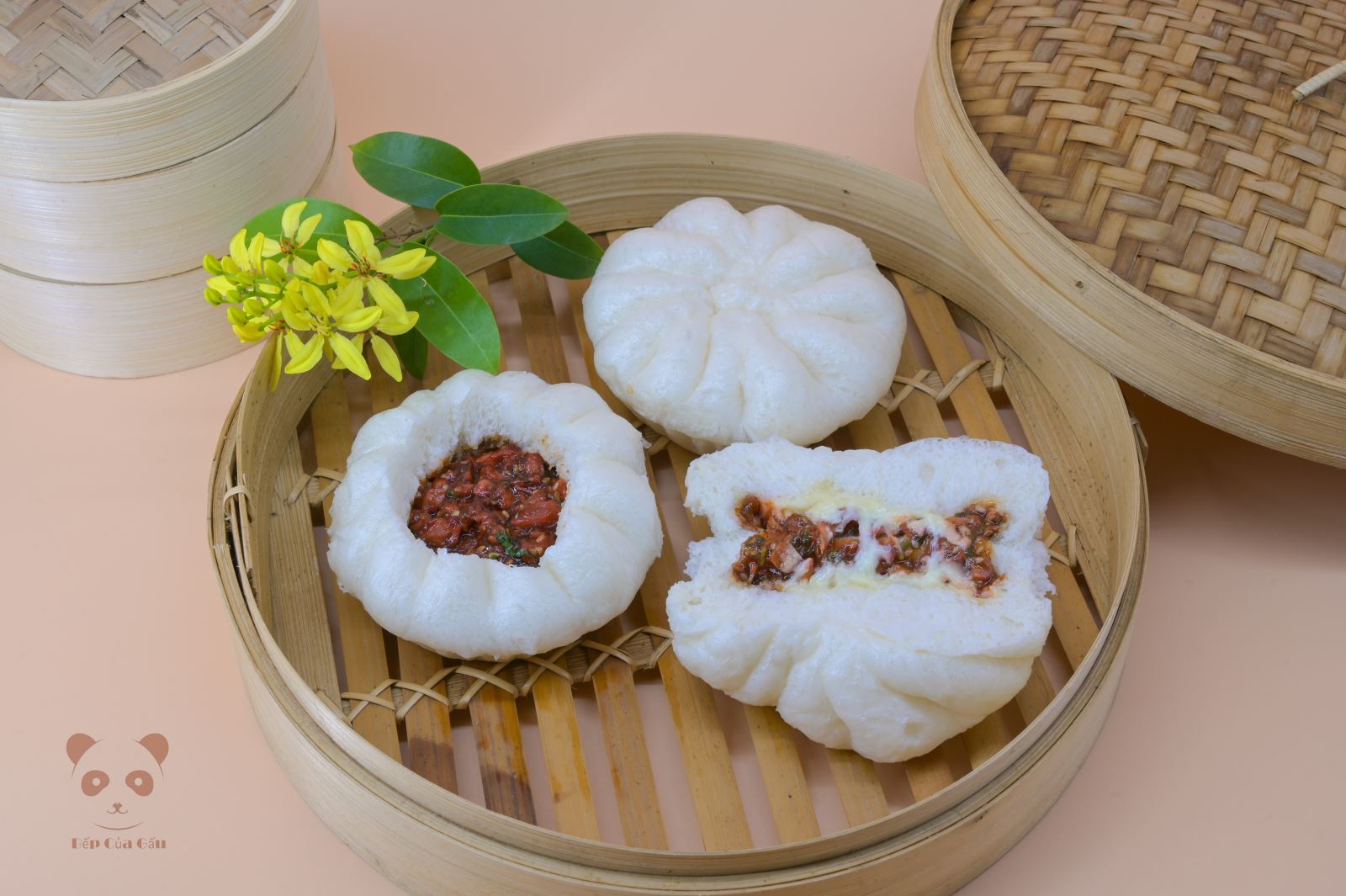 Bánh bao xá xíu phomai <br/>(hộp 3 cái)