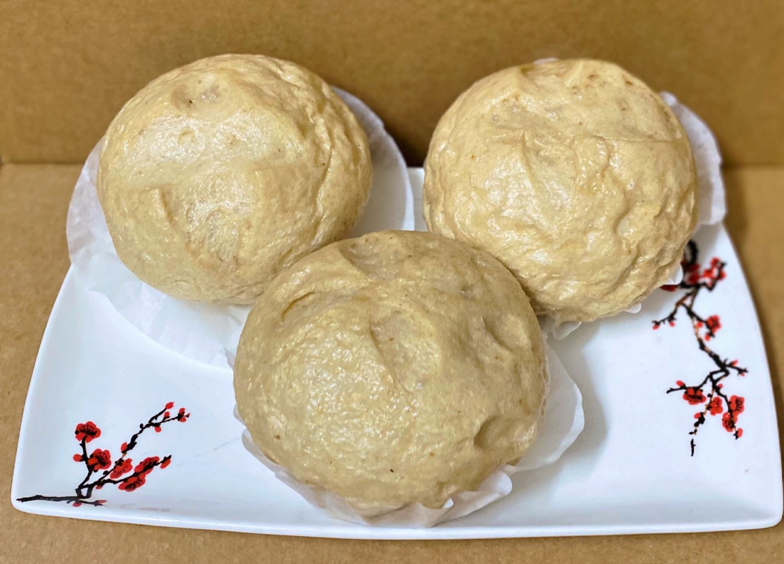 Bánh bao chay nguyên cám<br/>(Hộp 3 cái)