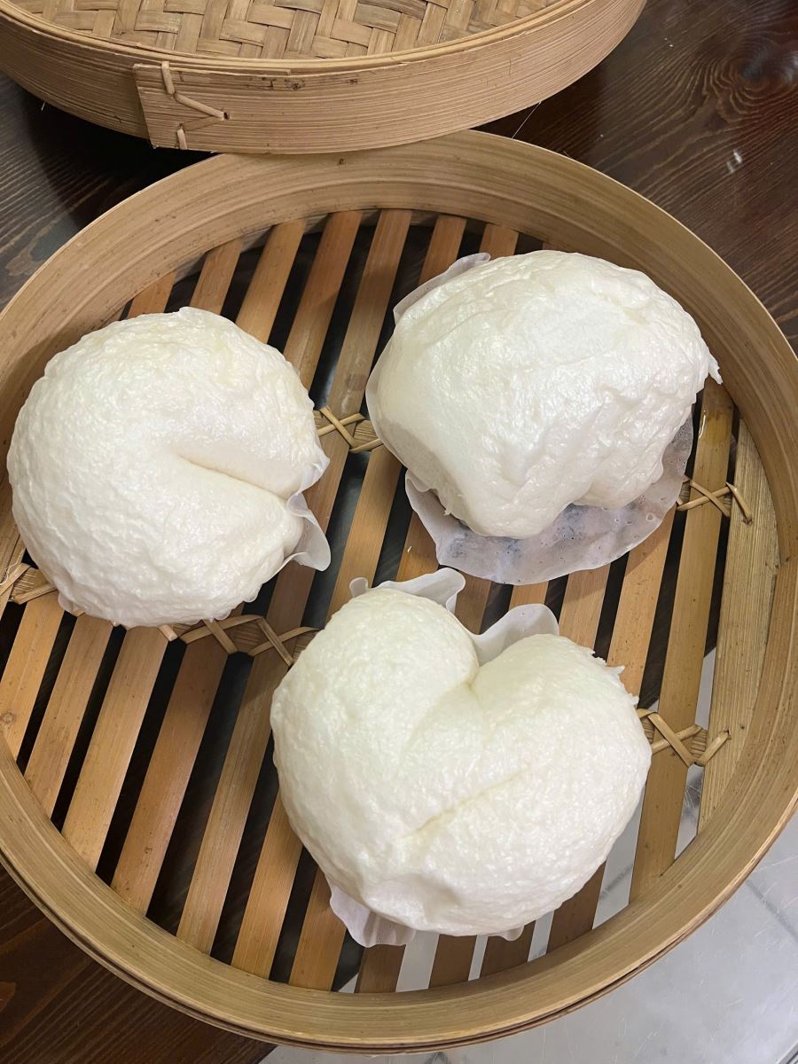 Bánh bao chay trắng<br/>Hộp 3 cái