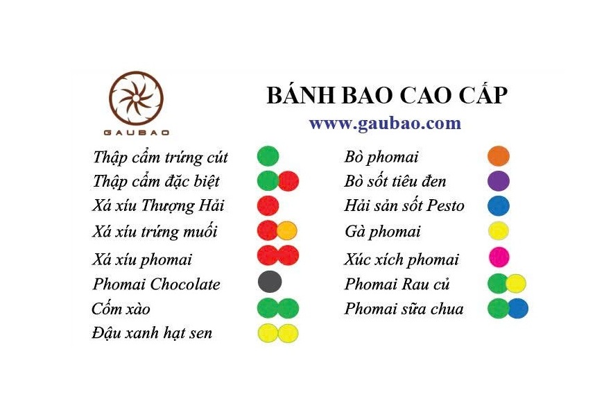 Bảng tem phân biệt bánh
